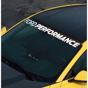 S550 MUSTANG  FORD PERFORMANCE WINDSHIELD BANNER (M-1820-MB) 2015-2017