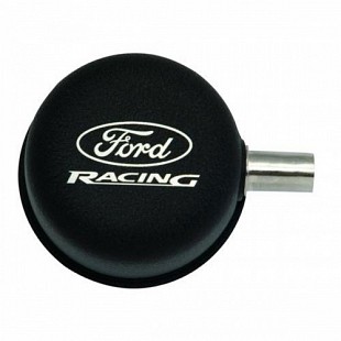 BLACK BREATHER CAP W/ FORD RACING LOGO (M-6766-FRVBK)